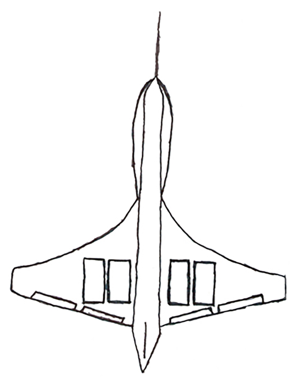 Drawing of the Aurelia aircraft (which came in 3rd place, a tie) in 2008.