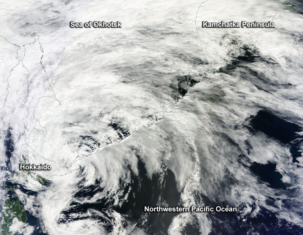 Terra image of extra-tropical Conson