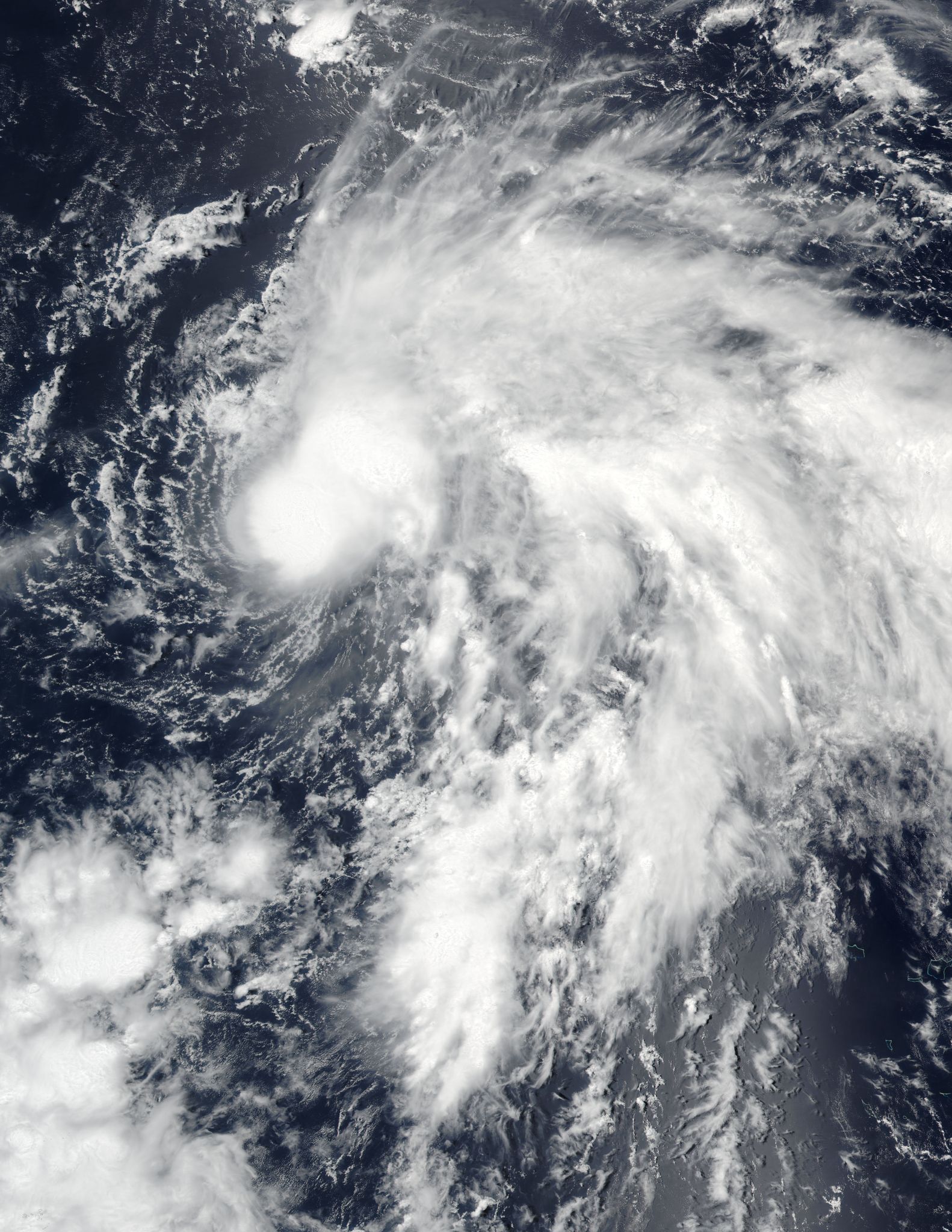 Visible-light image of Tropical Storm Conson
