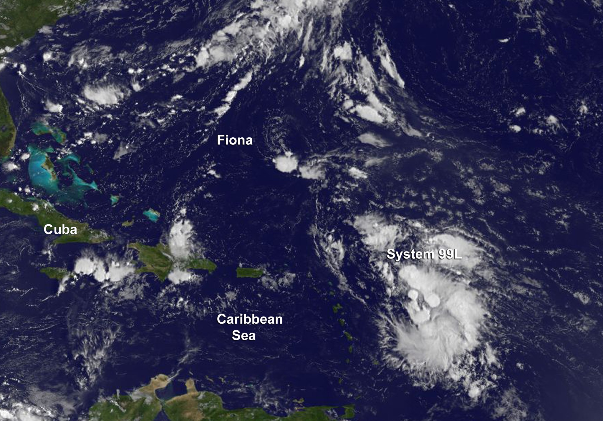 GOES-East image of Fiona