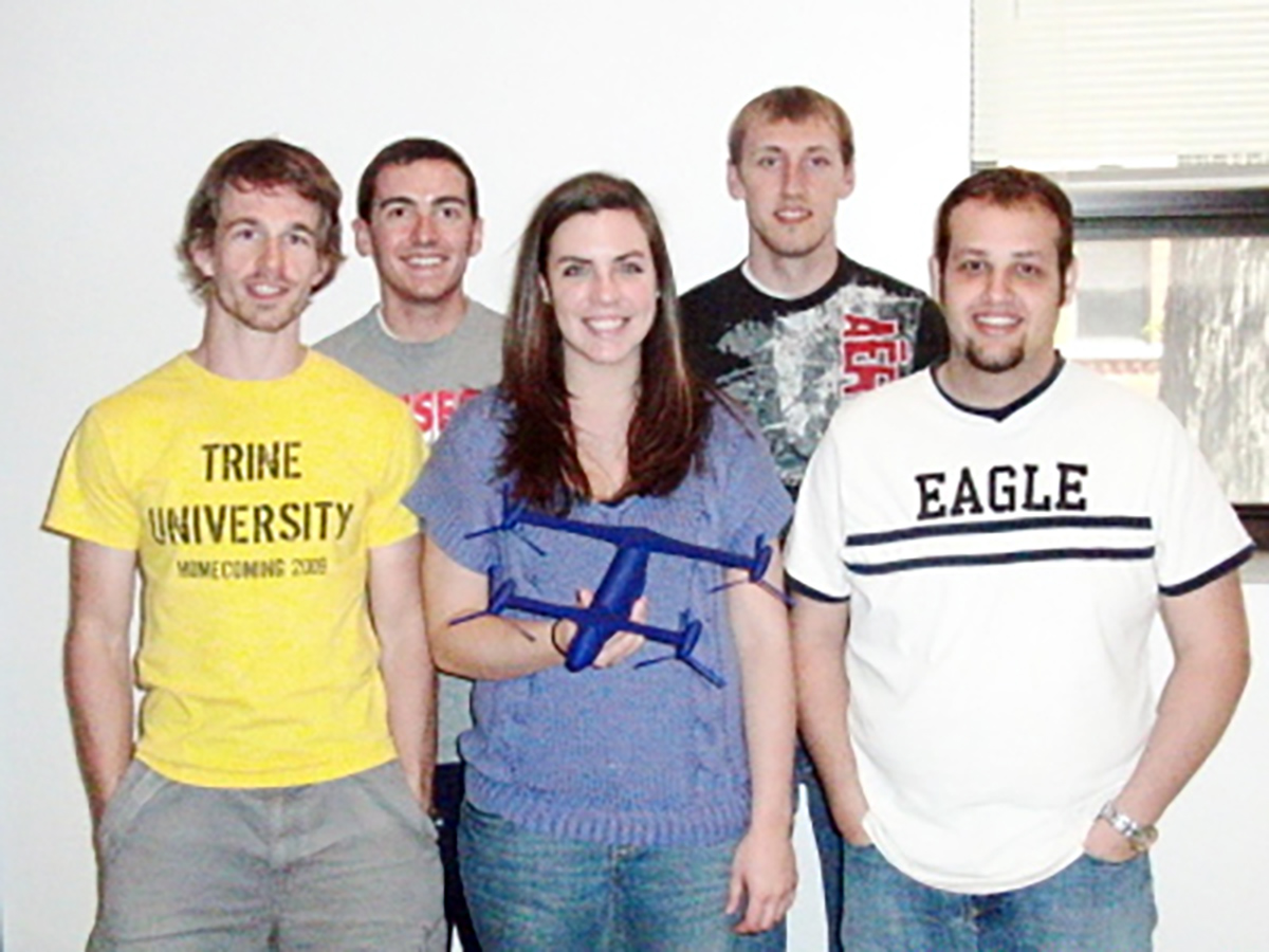 Honorable Mention 2010 Trine University group photo.
