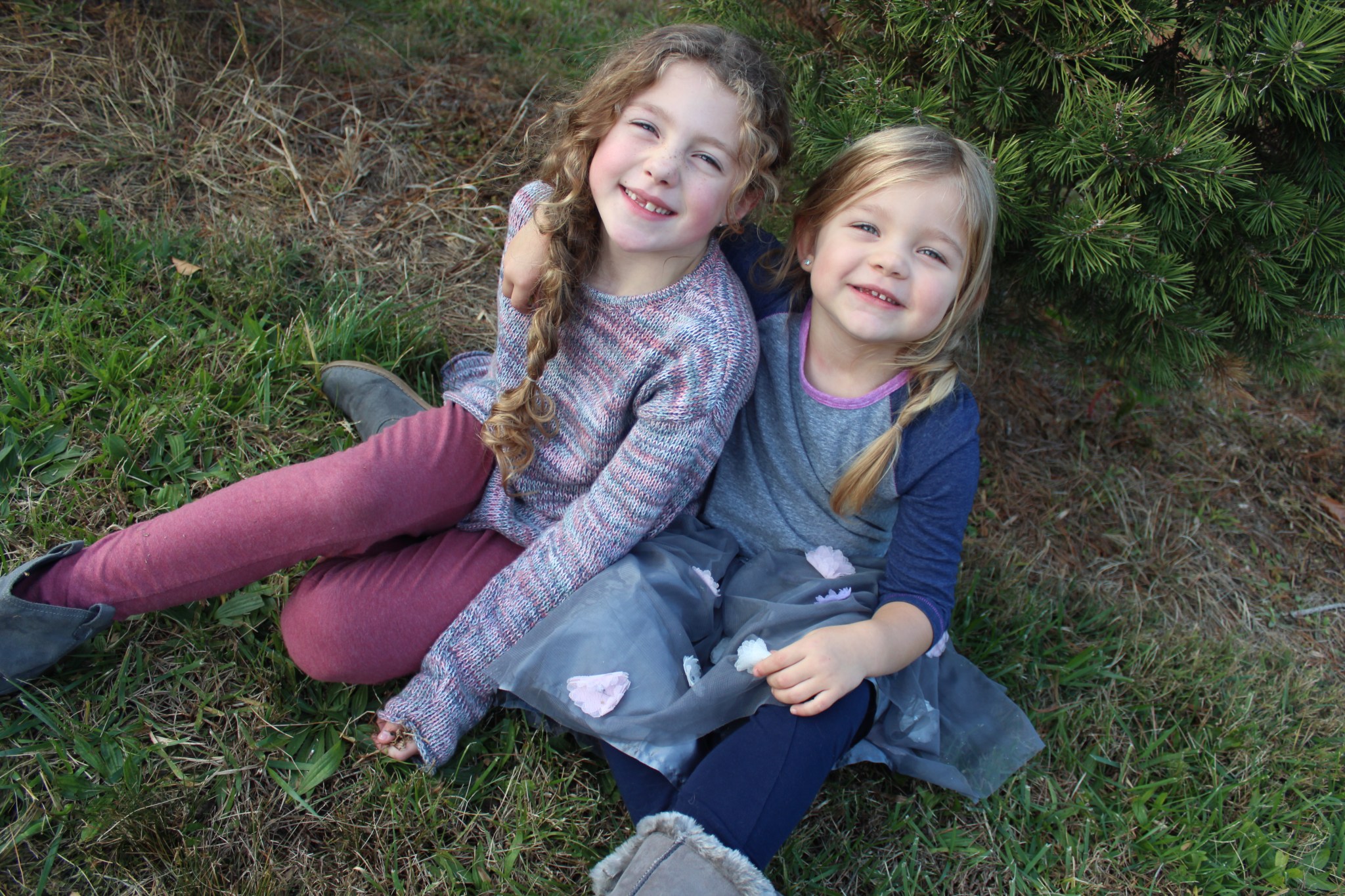 McIntyre-Dewitt’s children, Amelia, age 7 and Ava, age 5 (left to right).