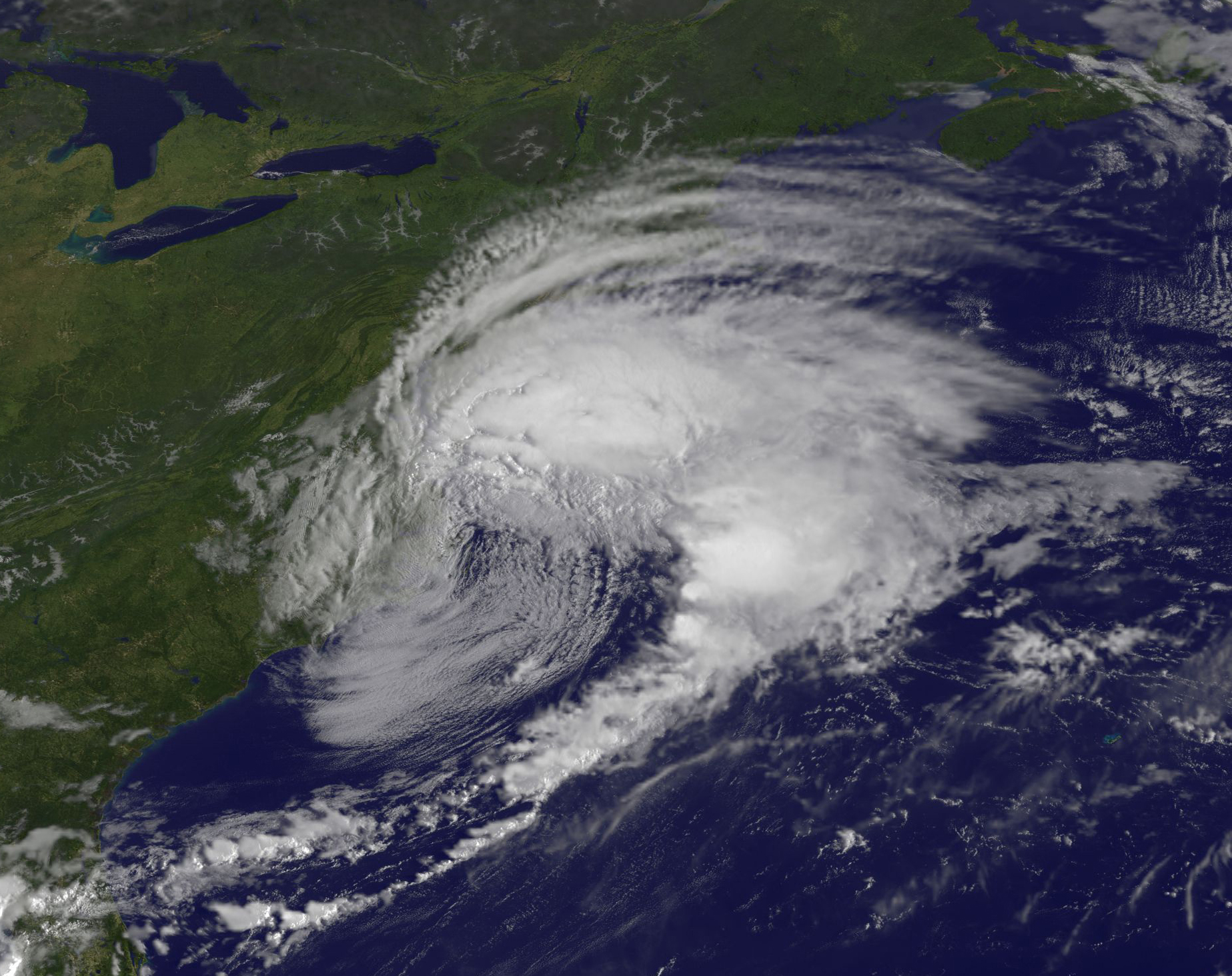 GOES-East image of Hermine