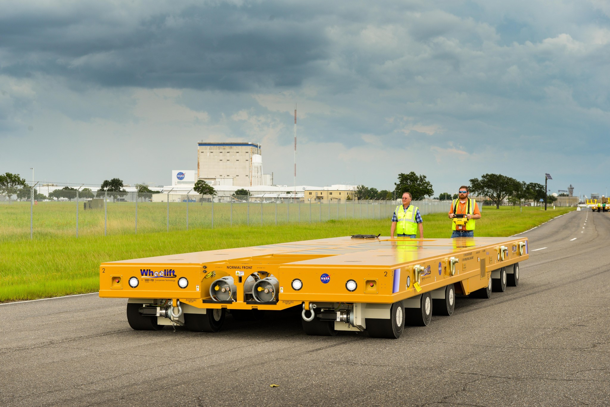 Engineers Test Drive Moving The World’s Largest Rocket Stage