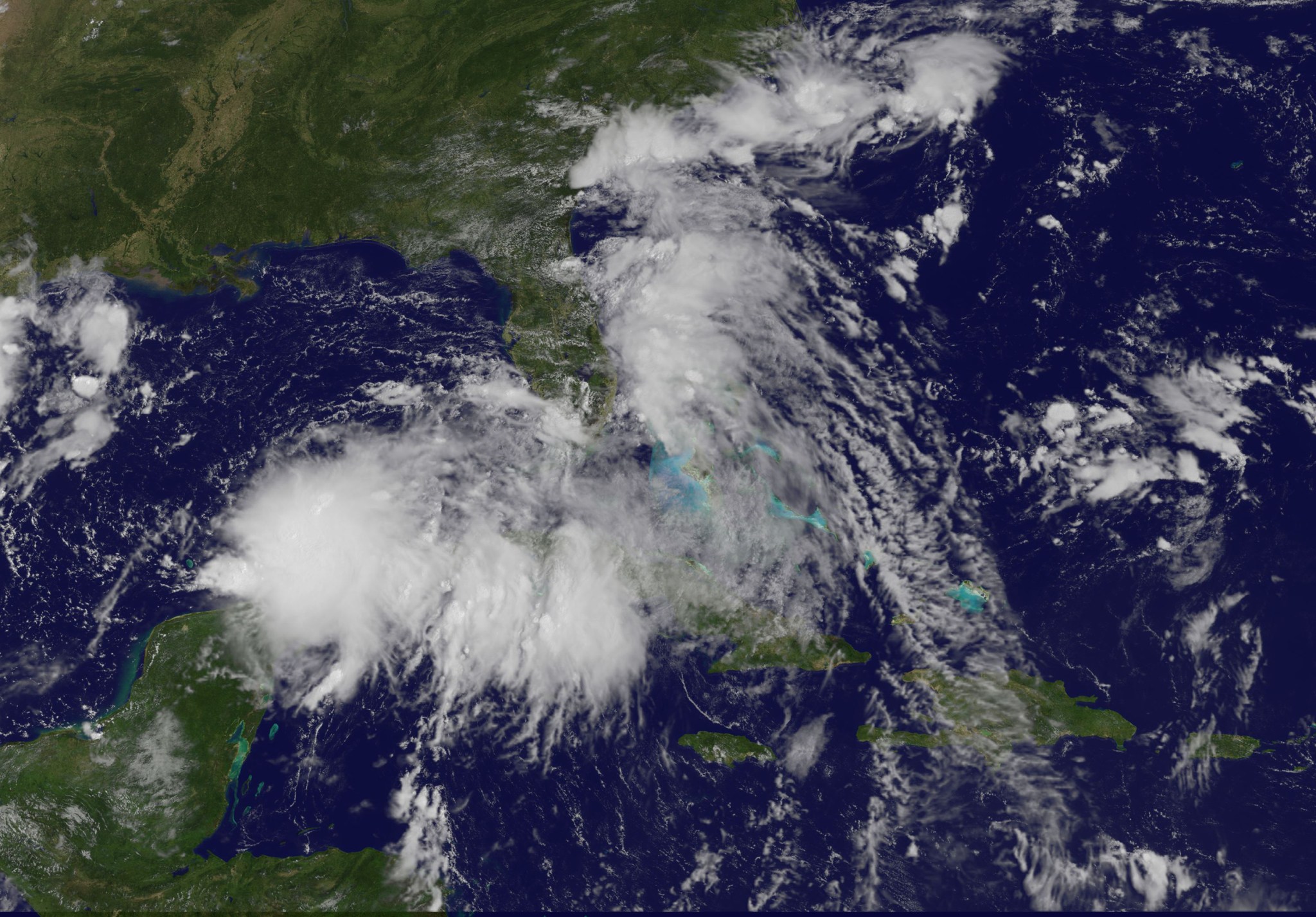 GOES-East image of TD09