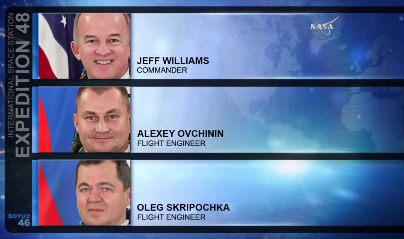 ISS Expedition 48 crew