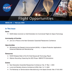 Flight Opportunities Newsletter February 2023