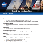 Flight Opportunities August 2023 Newsletter