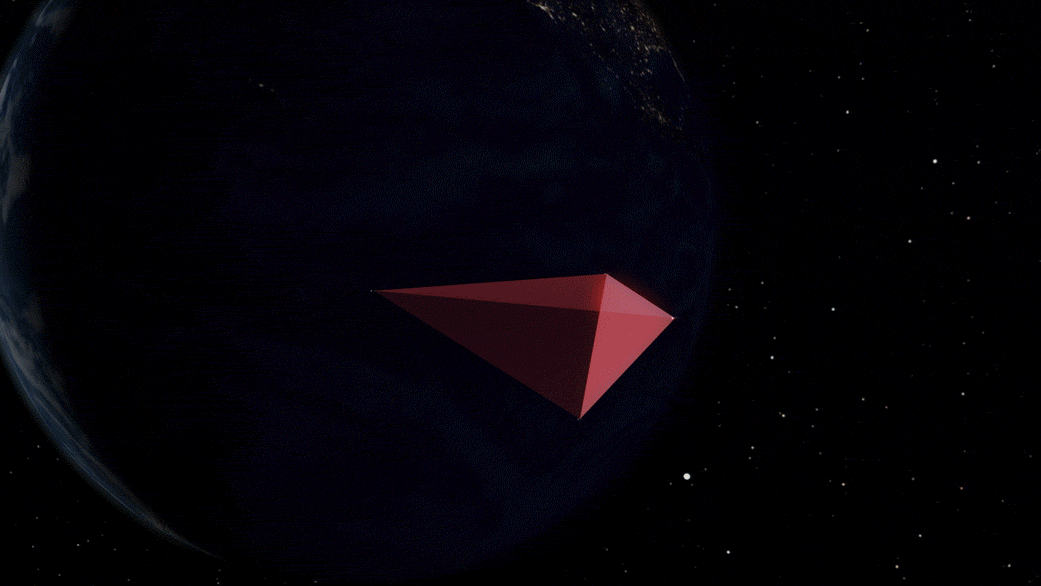 artist concept of MMS flying formation