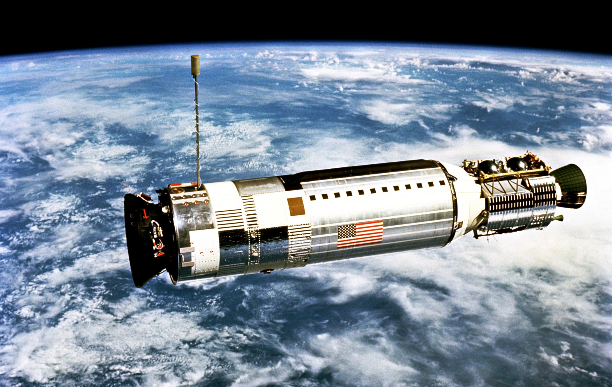 Gemini XII’s Agena target docking vehicle