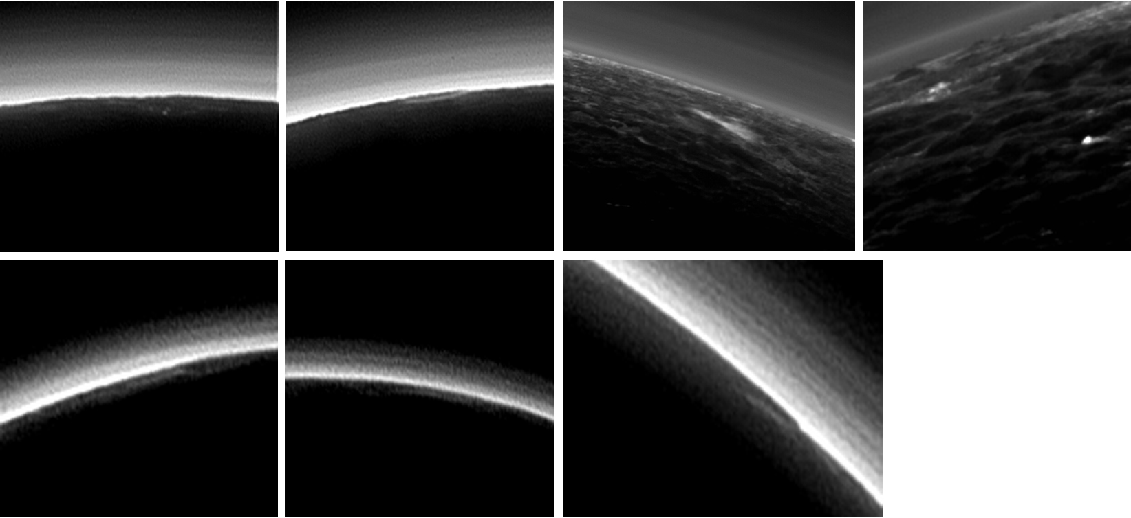 Pluto’s present, hazy atmosphere