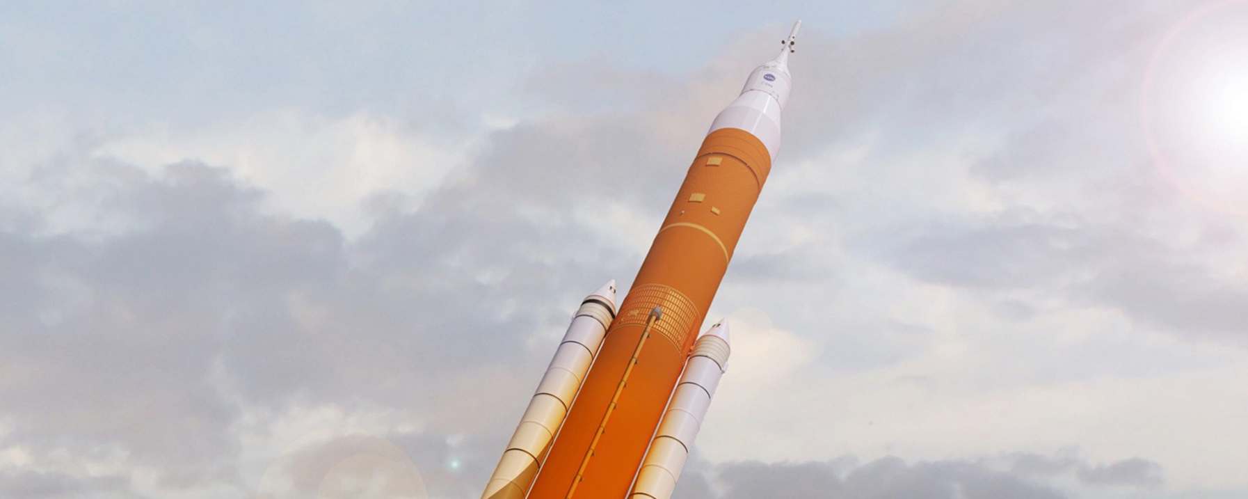 Artist Concept of the Space Launch System Launching
