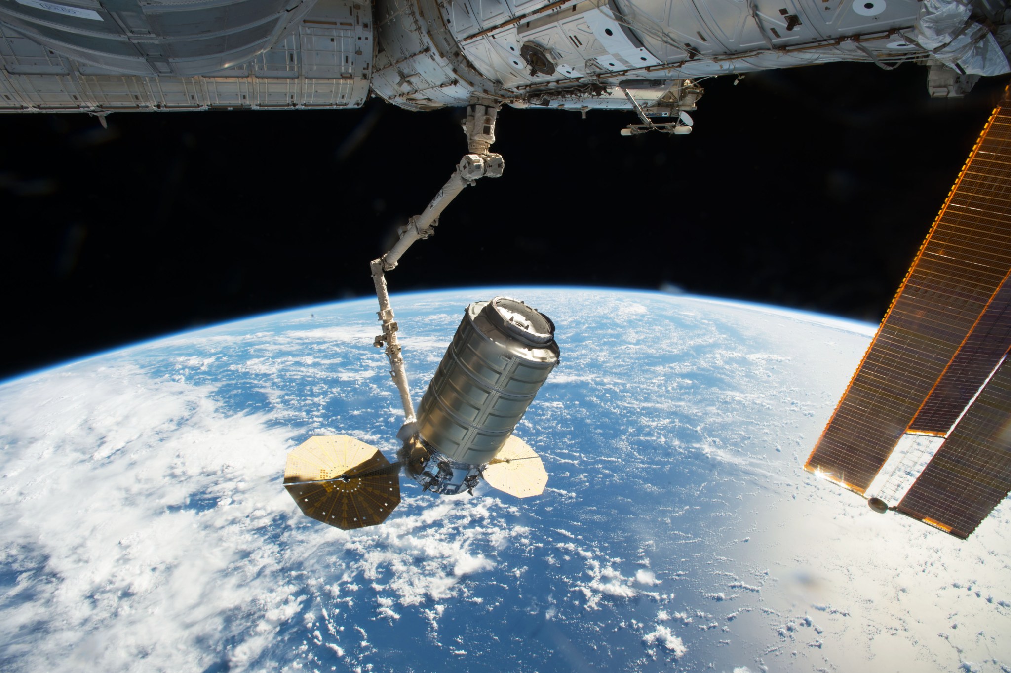 Orbital ATK's Cygnus cargo spacecraft