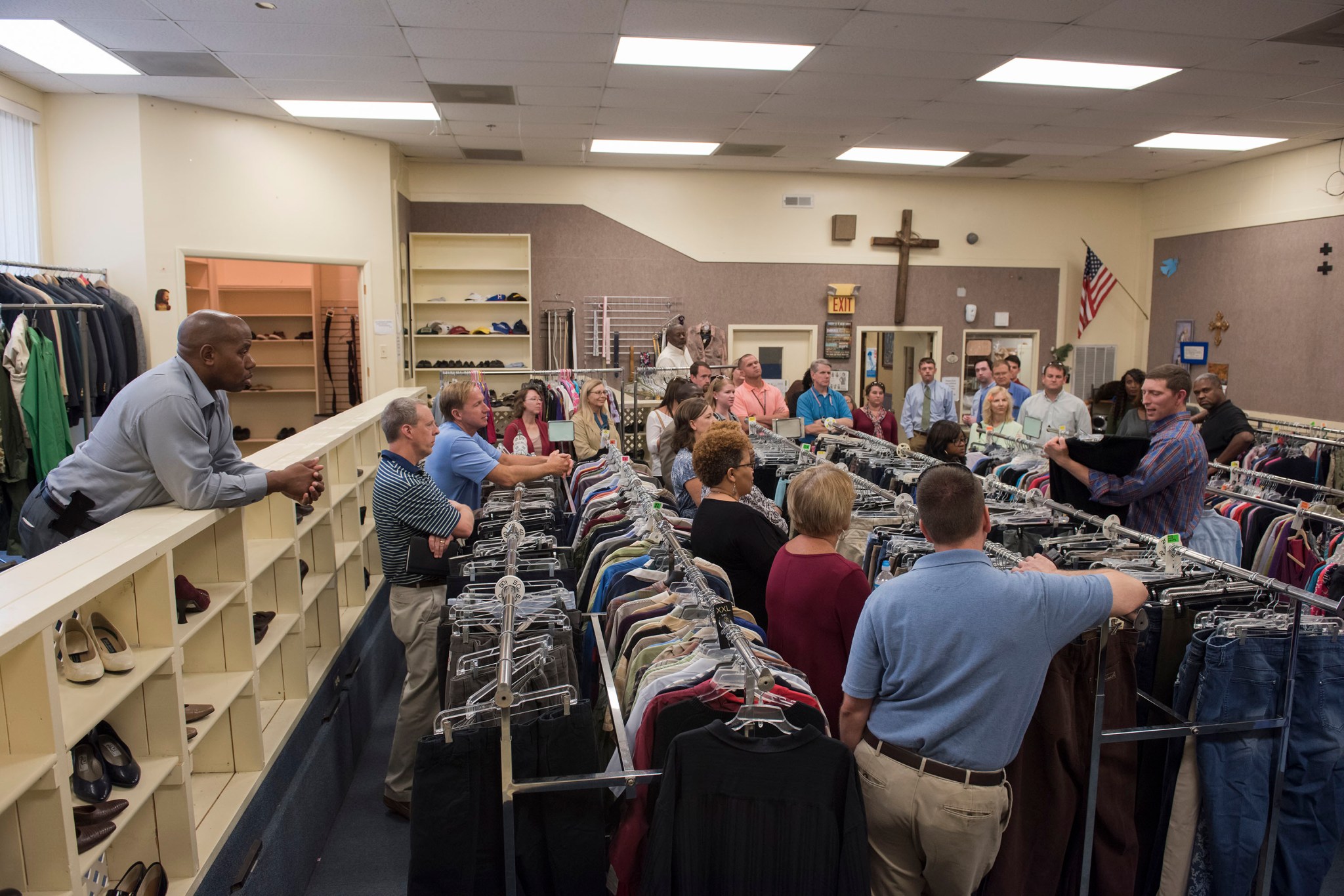 On Oct. 12, as a part of the Combined Federal Campaign, Marshall team members participated toured the Downtown Rescue Mission. 