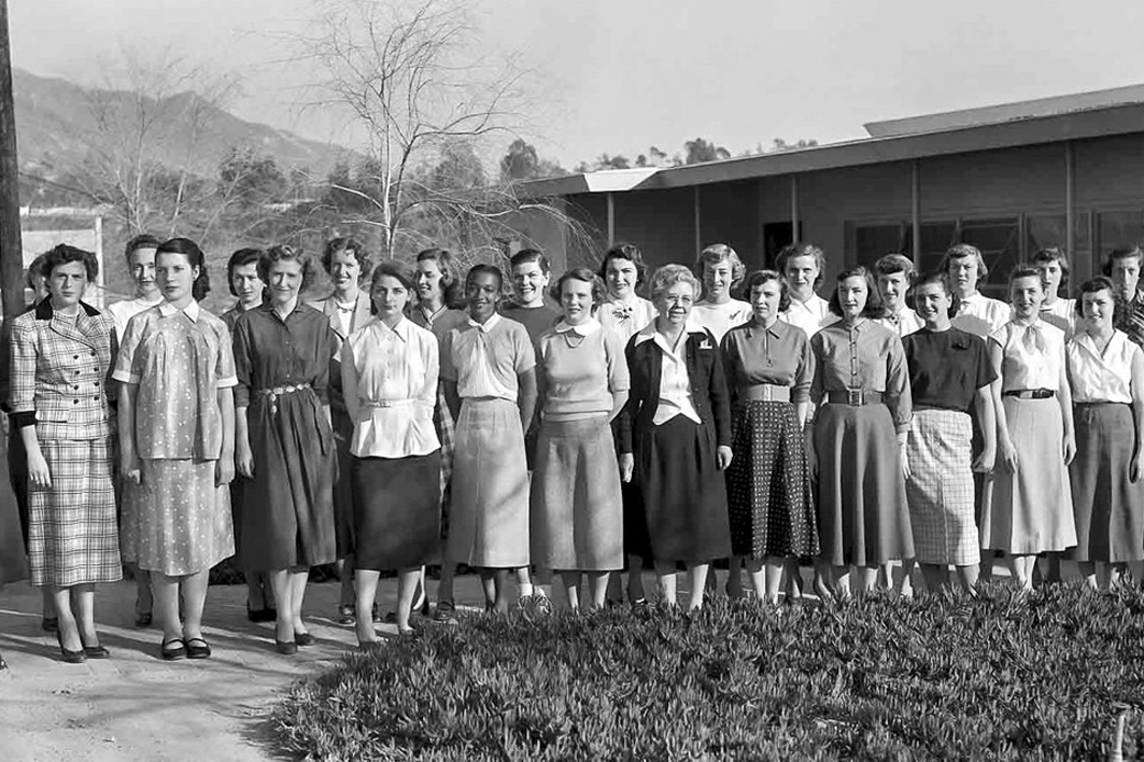 A group of women who worked at JPL