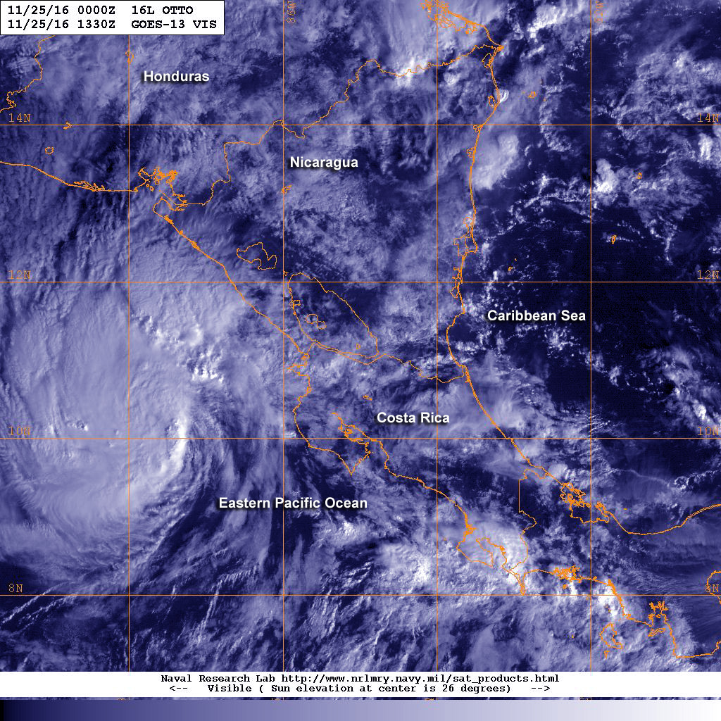 GOES-West image of Otto