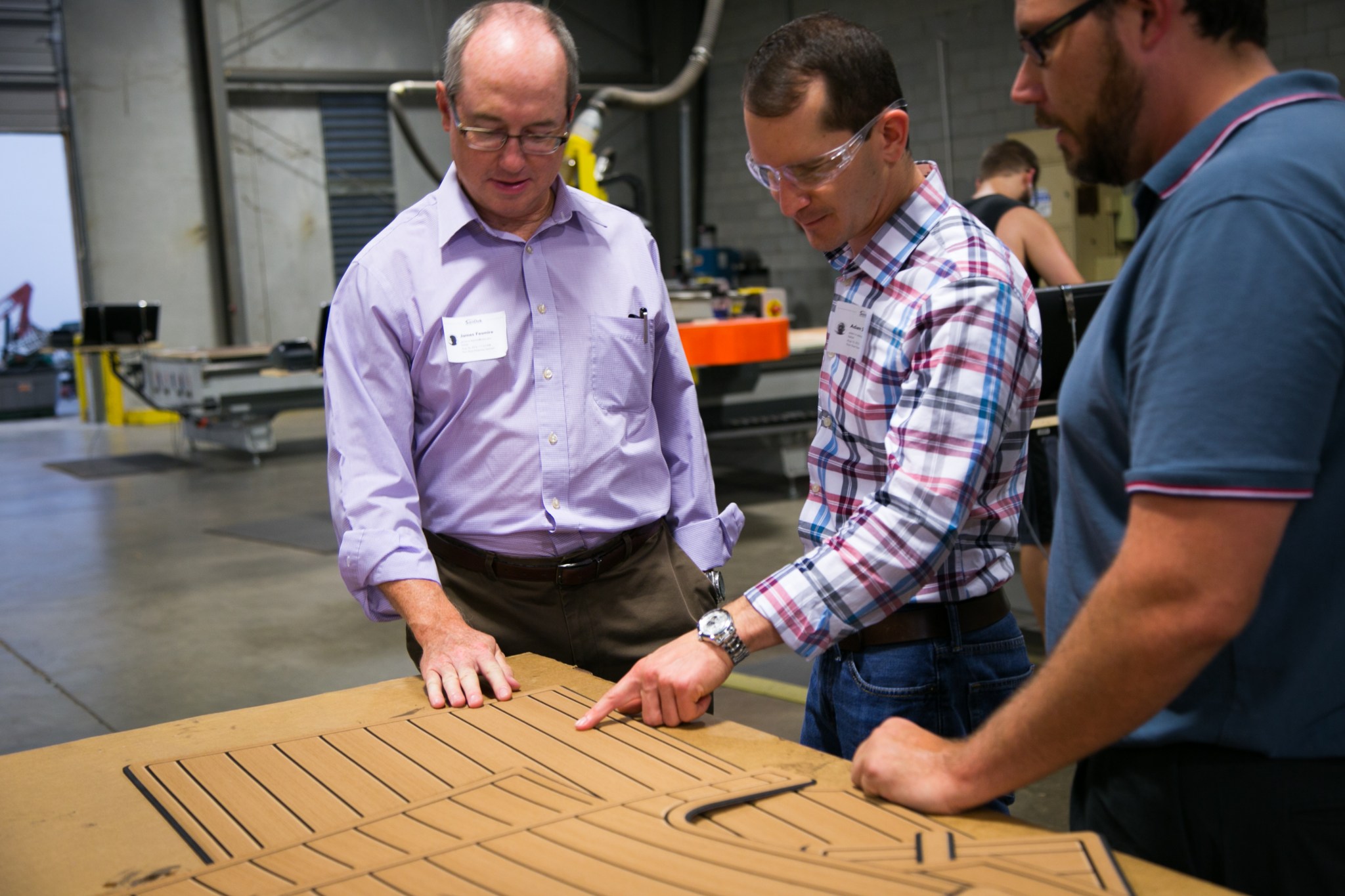 NASA scientists share expertise with SeaDek in Rockedge, Florida.