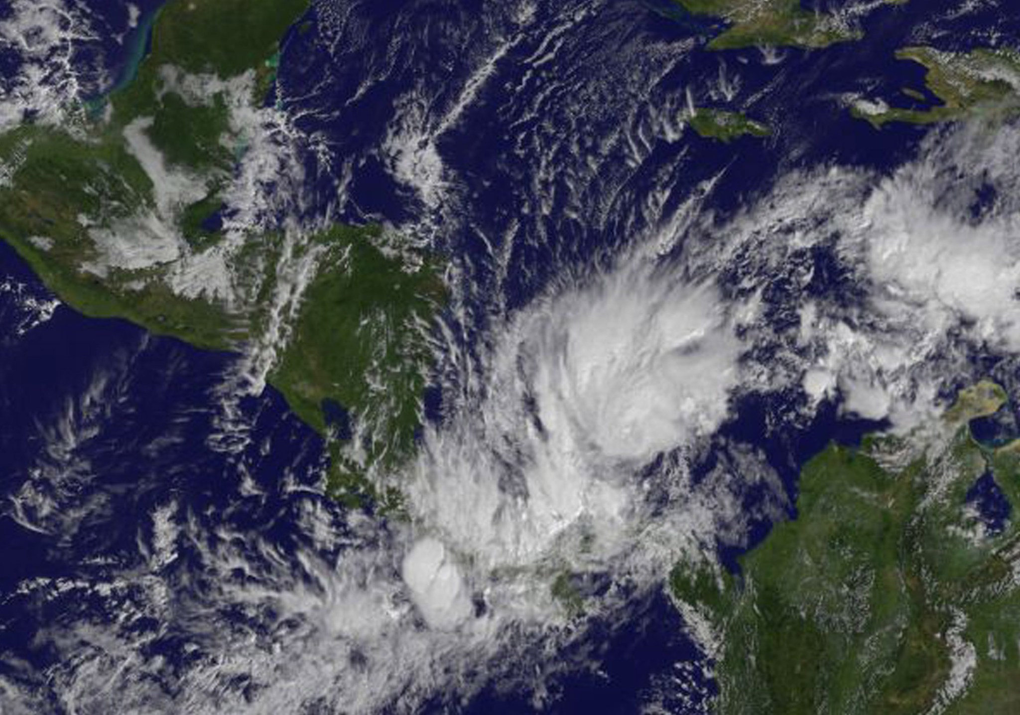 GOES-East image of TD16