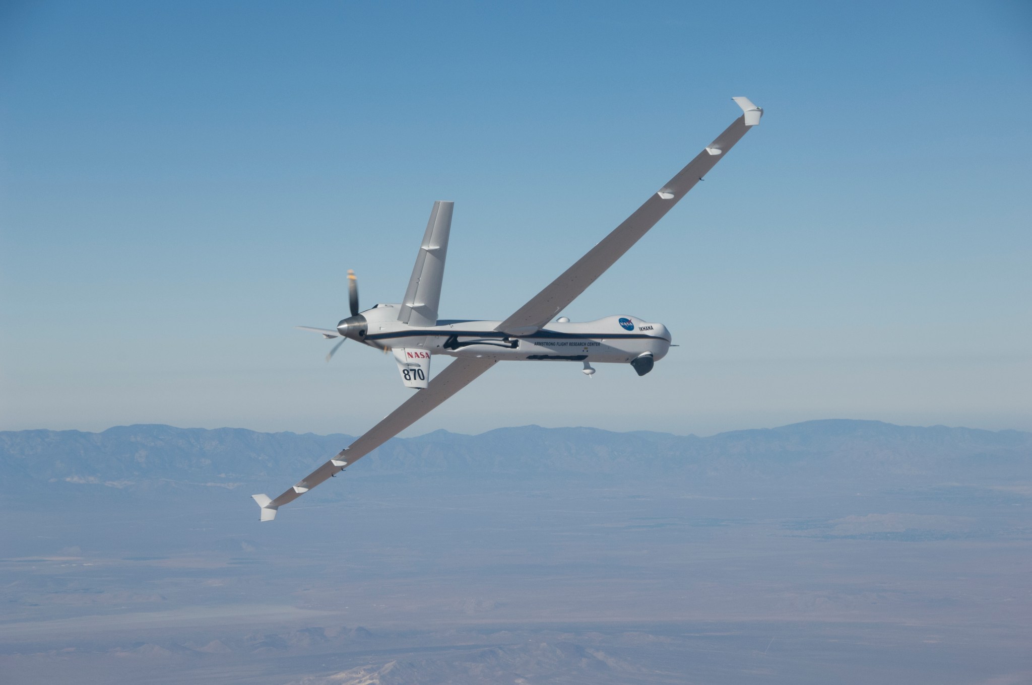 NASA’s Ikhana Unmanned Aircraft System (UAS).