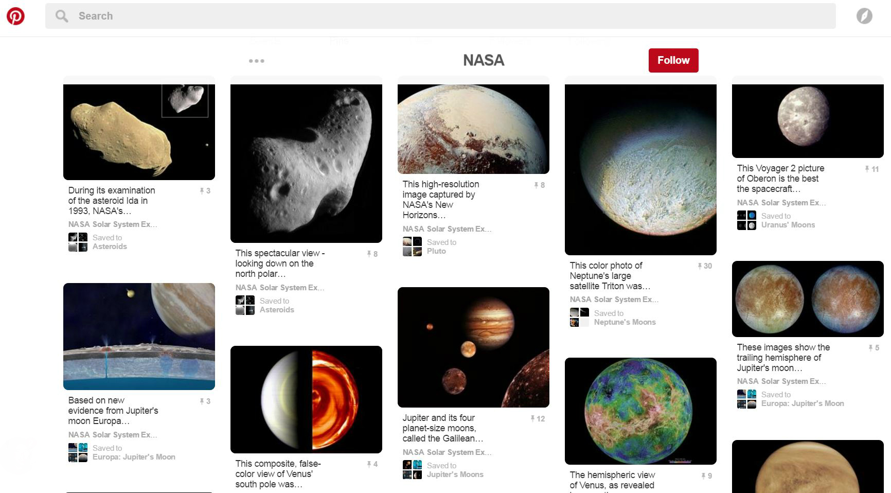 NASA on Pinterest
