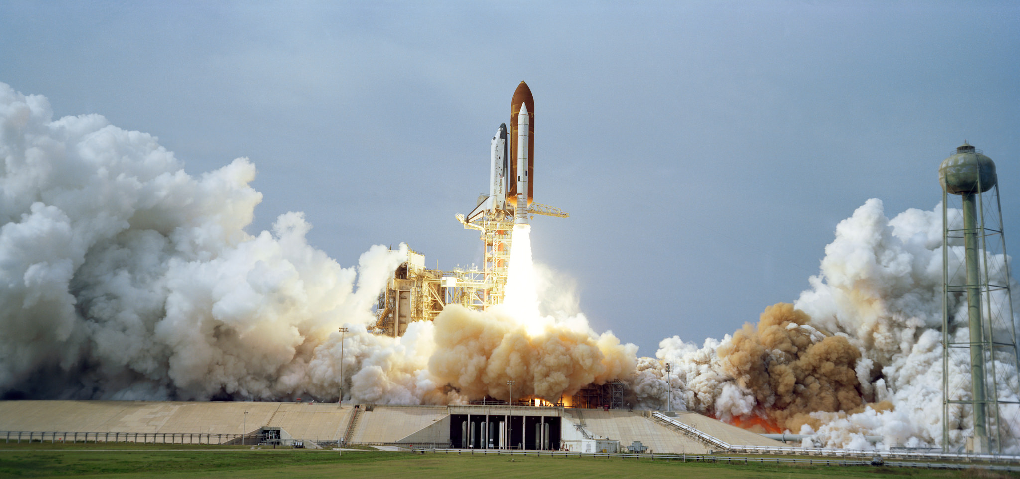 Columbia STS-9 launch, November 28, 1983. 