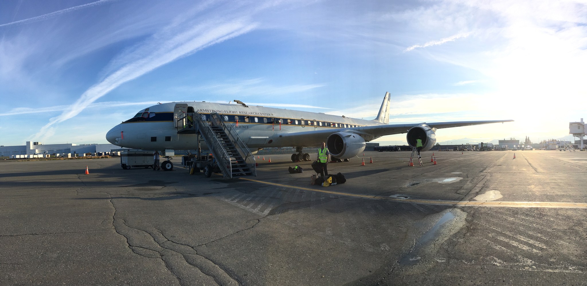 panoramic view of plane