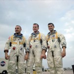 NASA astronauts, from left, Virgil 