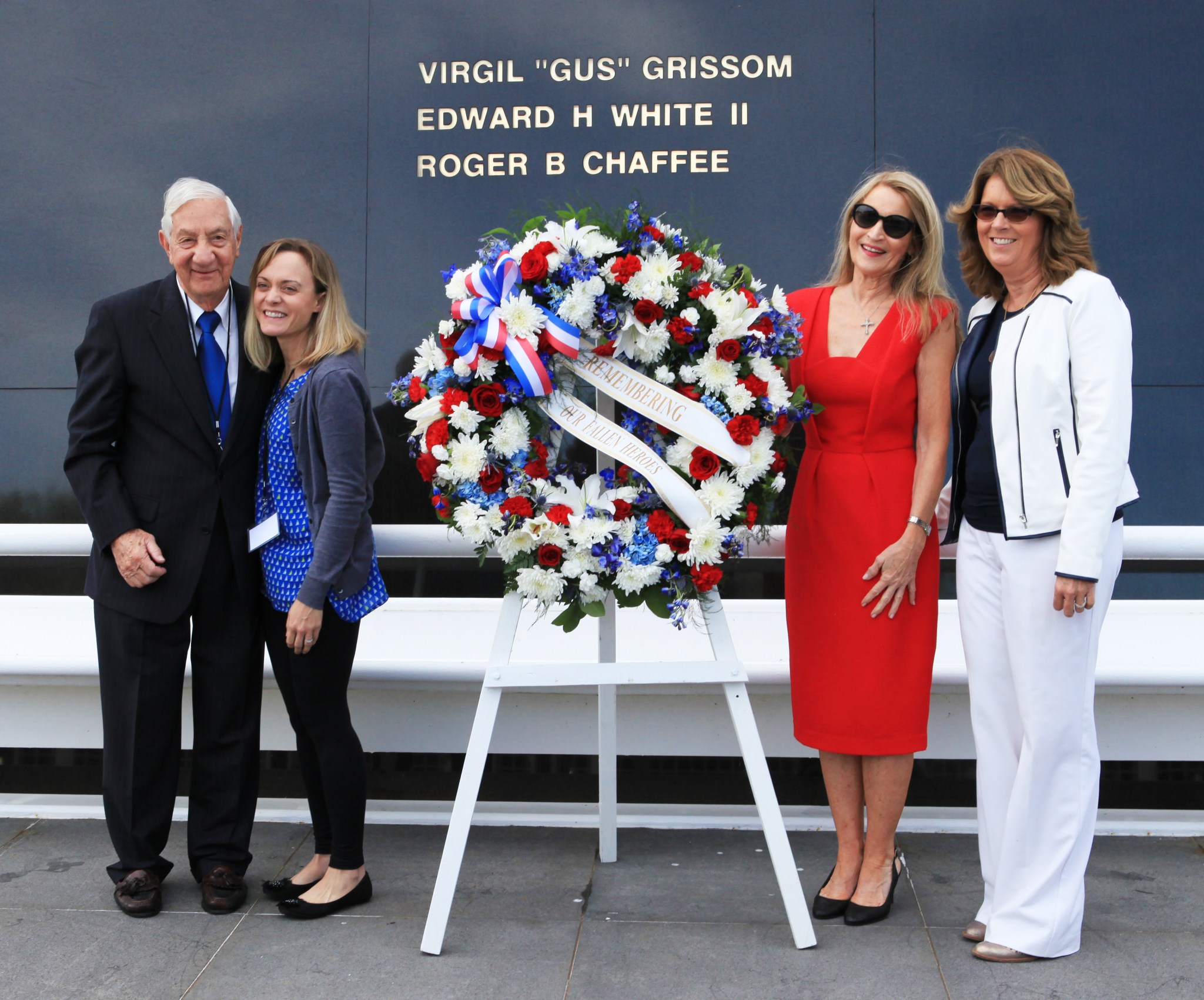 family members of the Apollo 1 crew