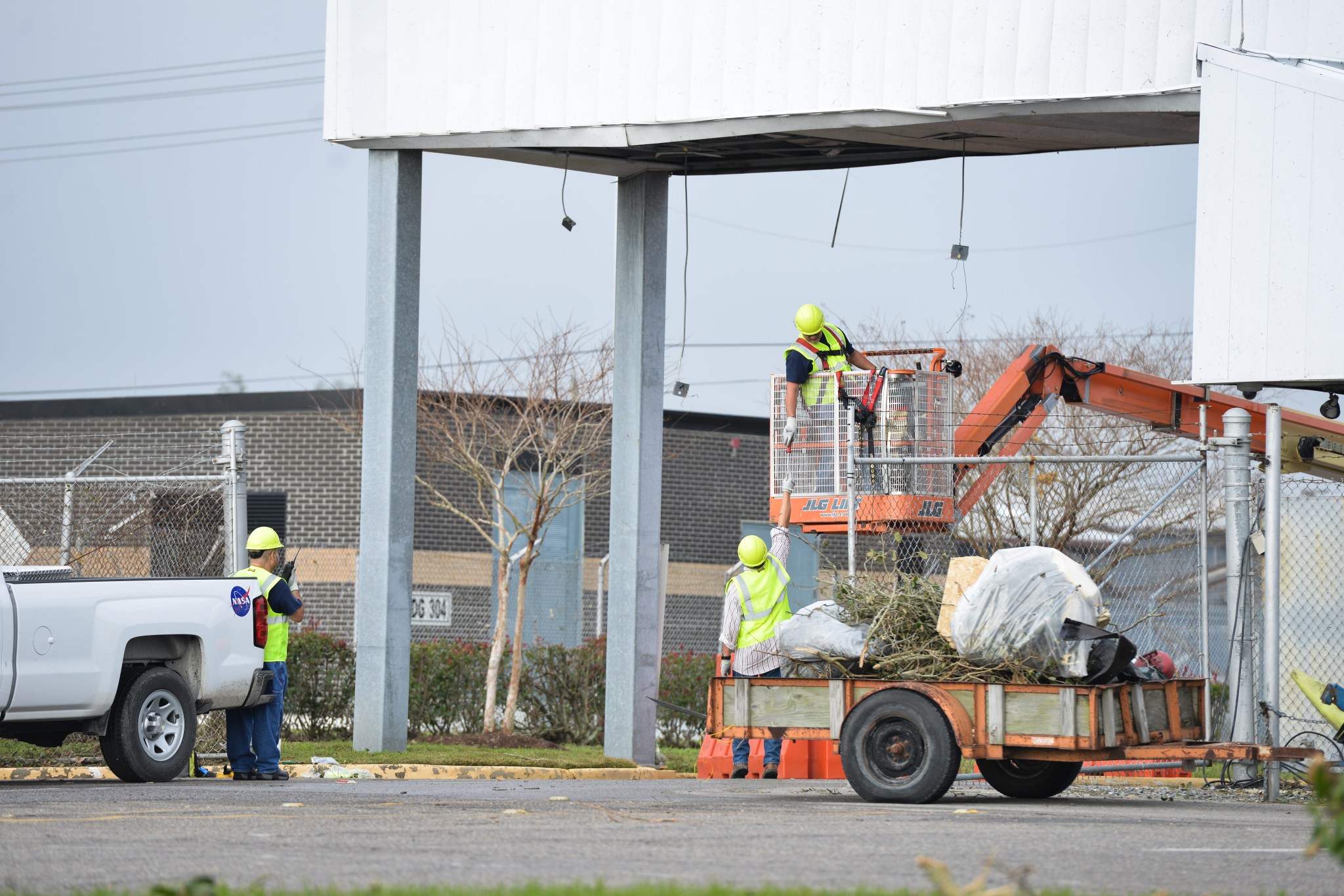 Recovery operations are underway at NASA’s Michoud Assembly Facility in New Orleans where a tornado touched down on Feb. 7. 