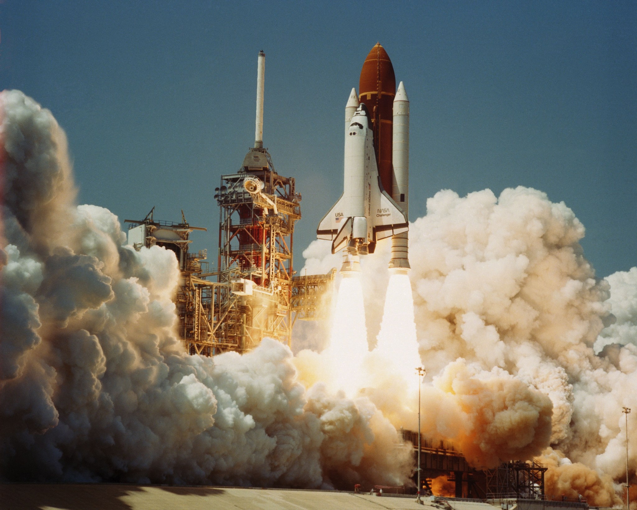 Space shuttle launches