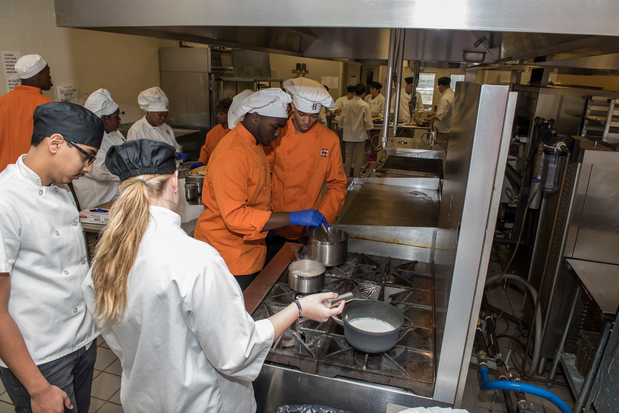 Students representing six high schools from across Alabama competed in a NASA culinary challenge.