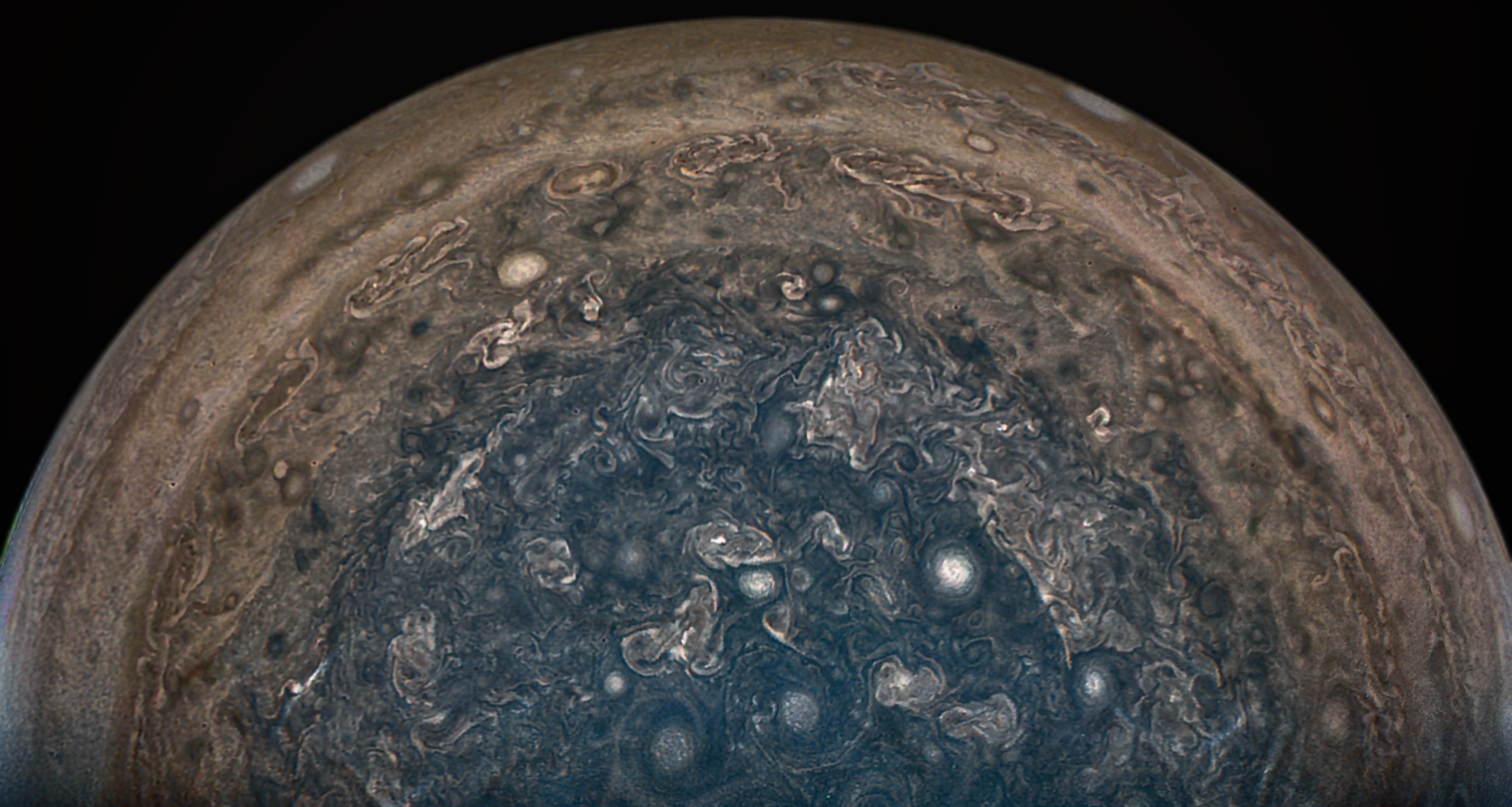 Jupiter's south pole