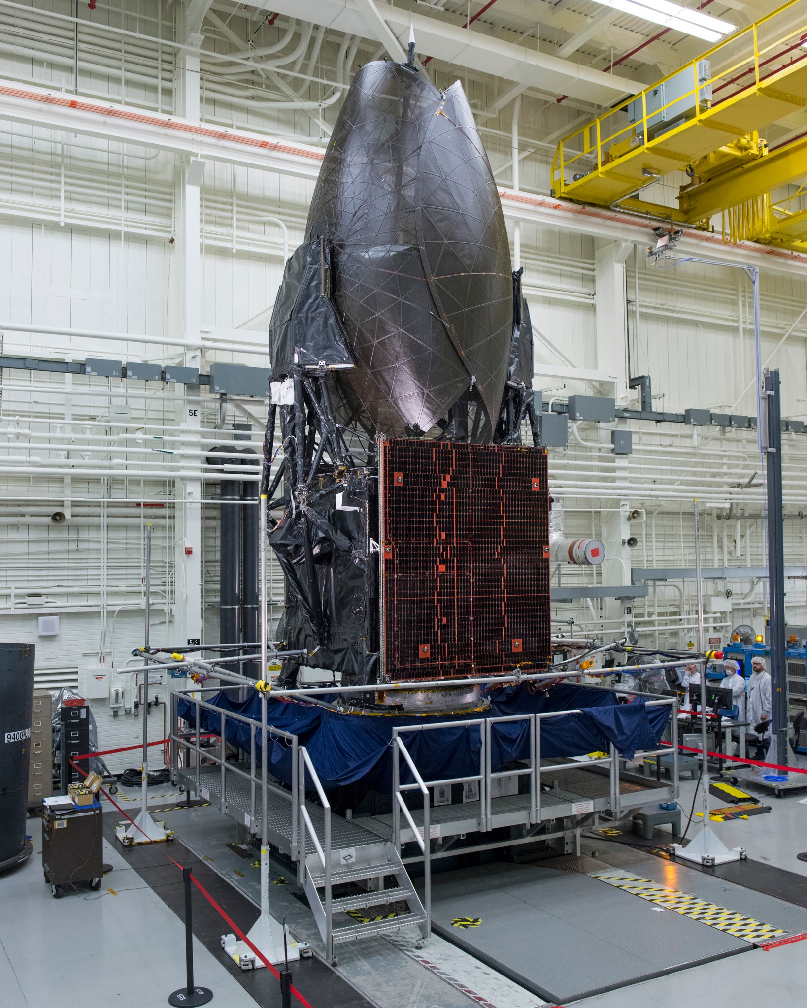 TDRS-M satellite testing