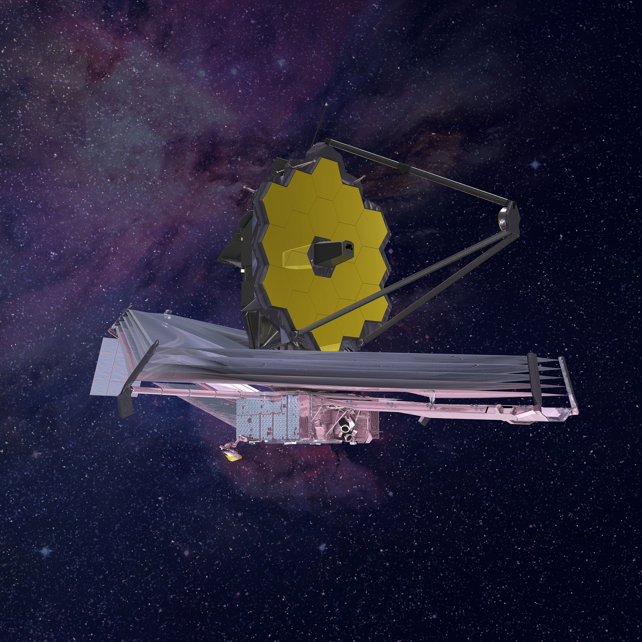 James Webb Space Telescope artist's rendering