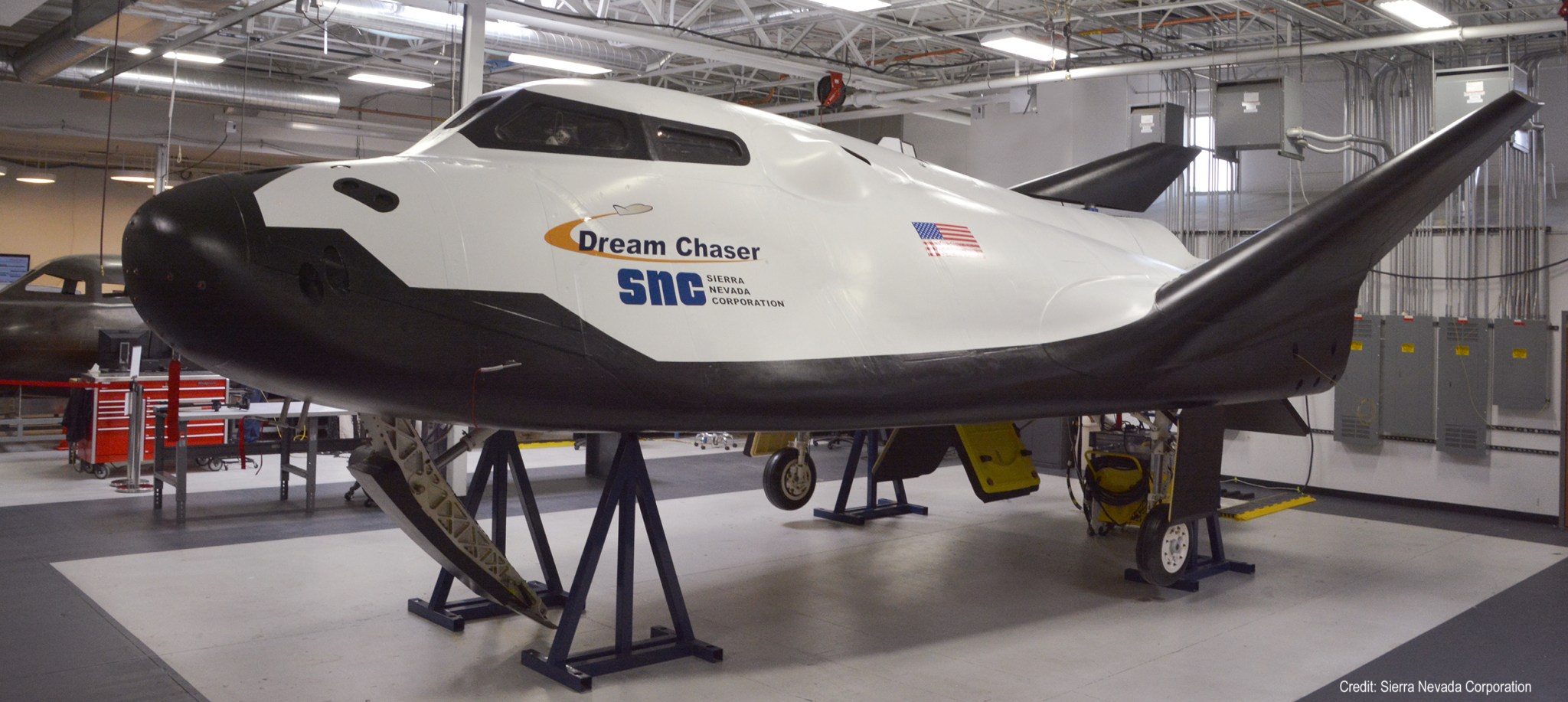 A Dream Chaser in SNC Hangar 