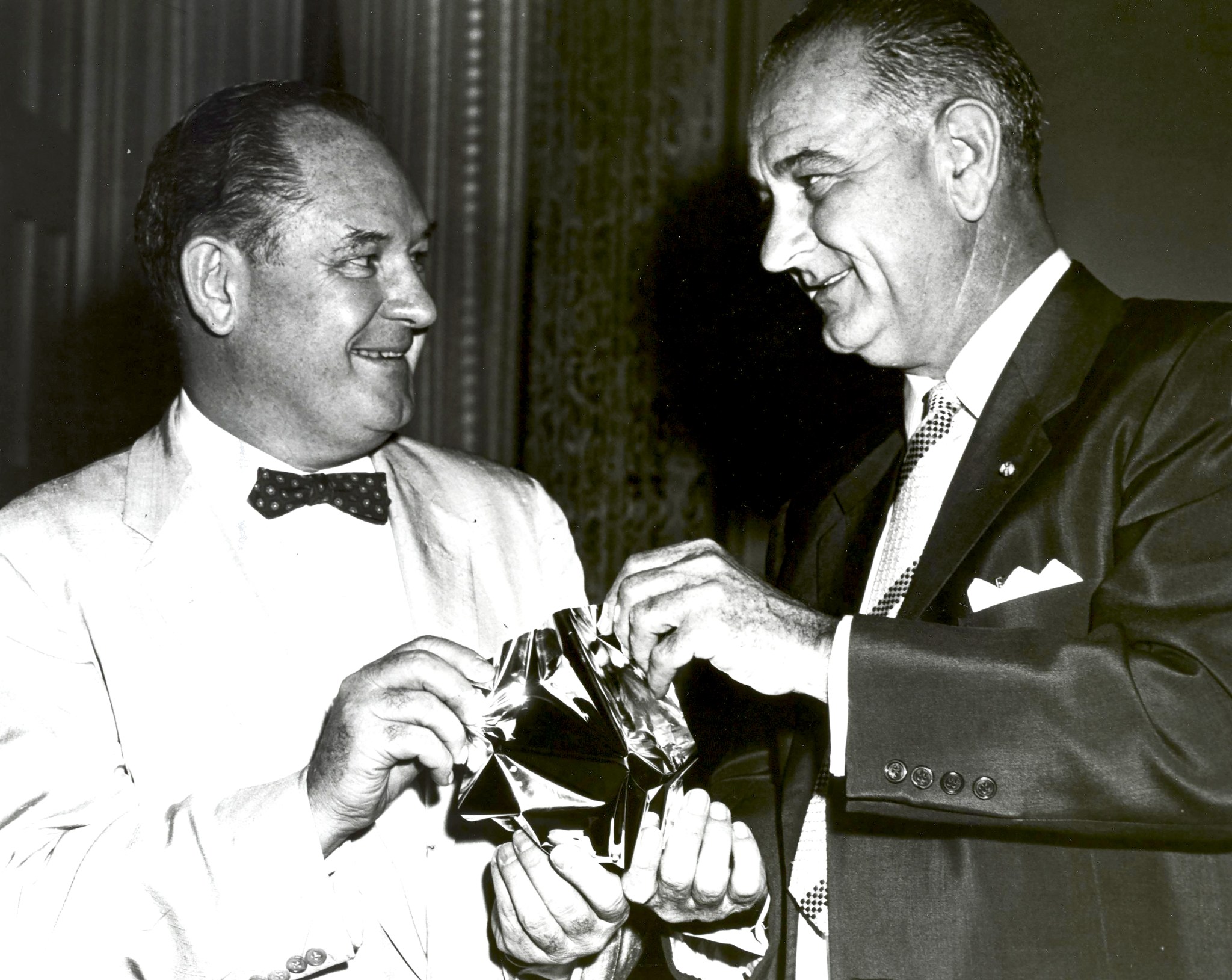 T. Keith Glennan and Lyndon B. Johnson