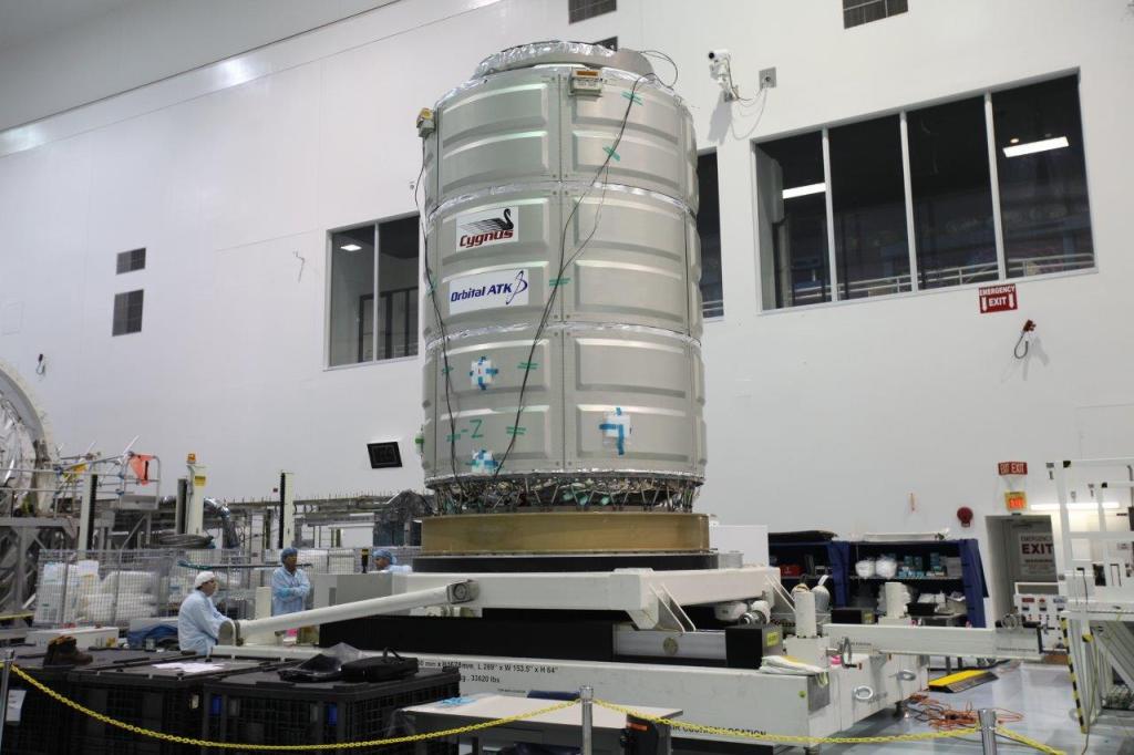 NASA Offers Media Advance Access to Cygnus at Kennedy for Upcoming Cargo Delivery Mission