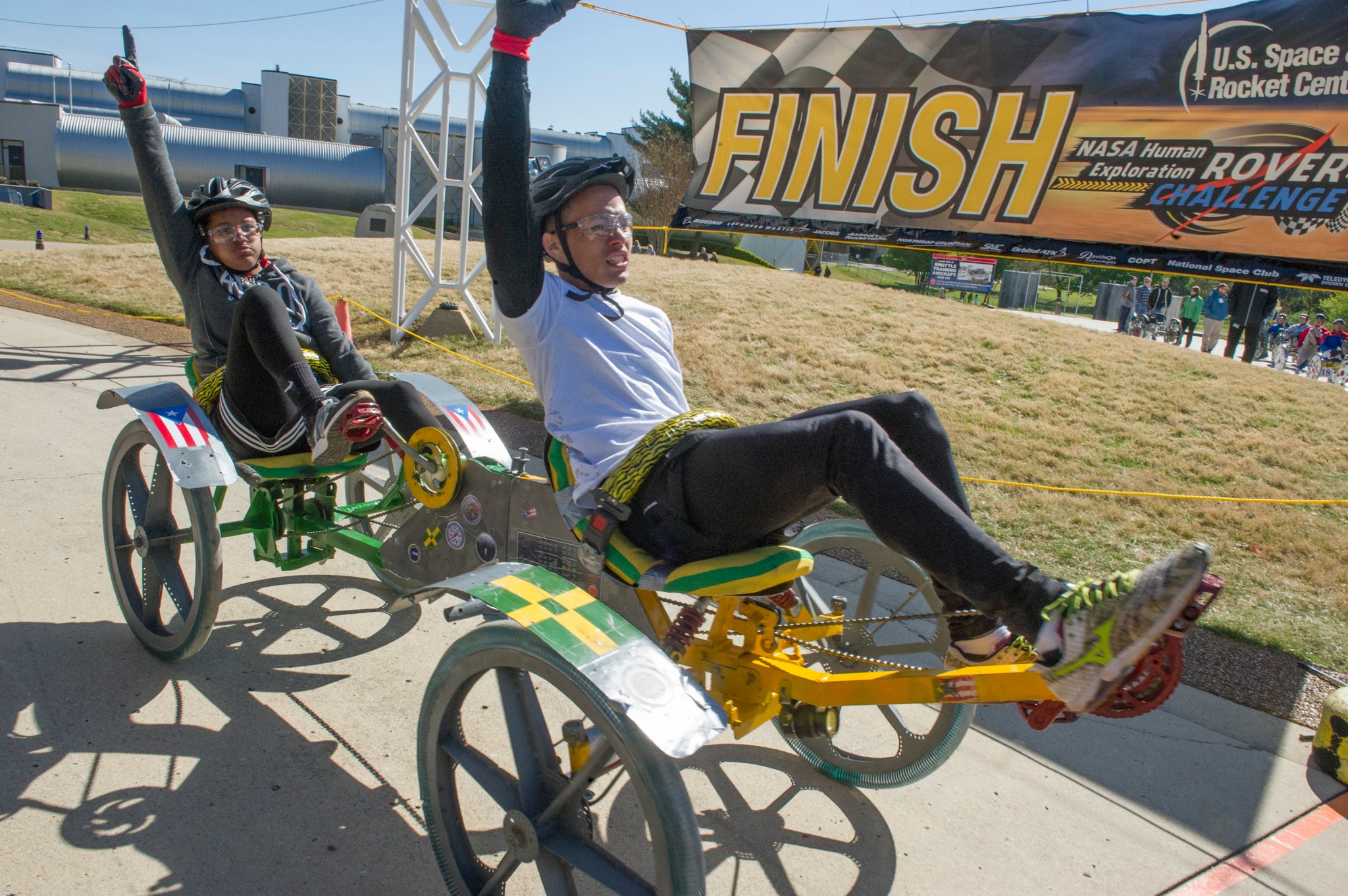 A team from Rafaelina E. Lebron Flores of Patillas, Puerto Rico, won the high school division of the 2016 NASA Rover Challenge