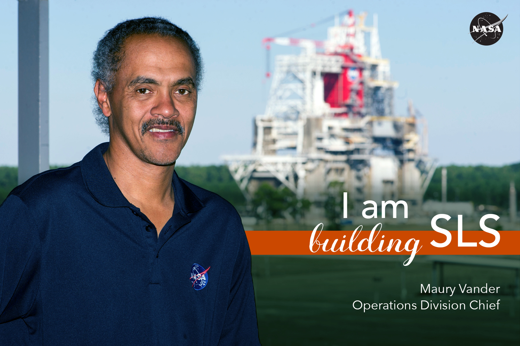 Maury Vander, chief of the Operations Division at NASA's Stennis Space Center