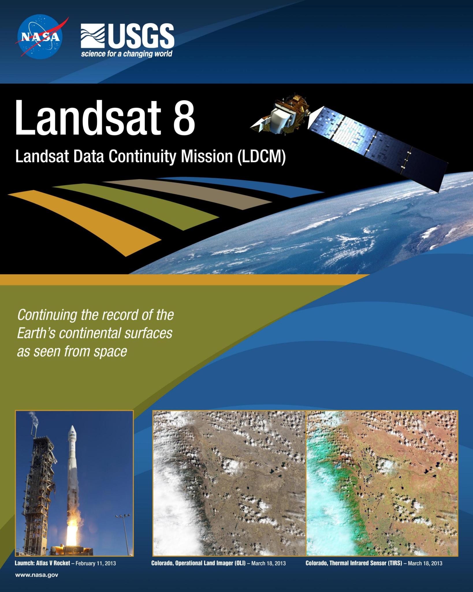 Landsat 8 Mission Poster
