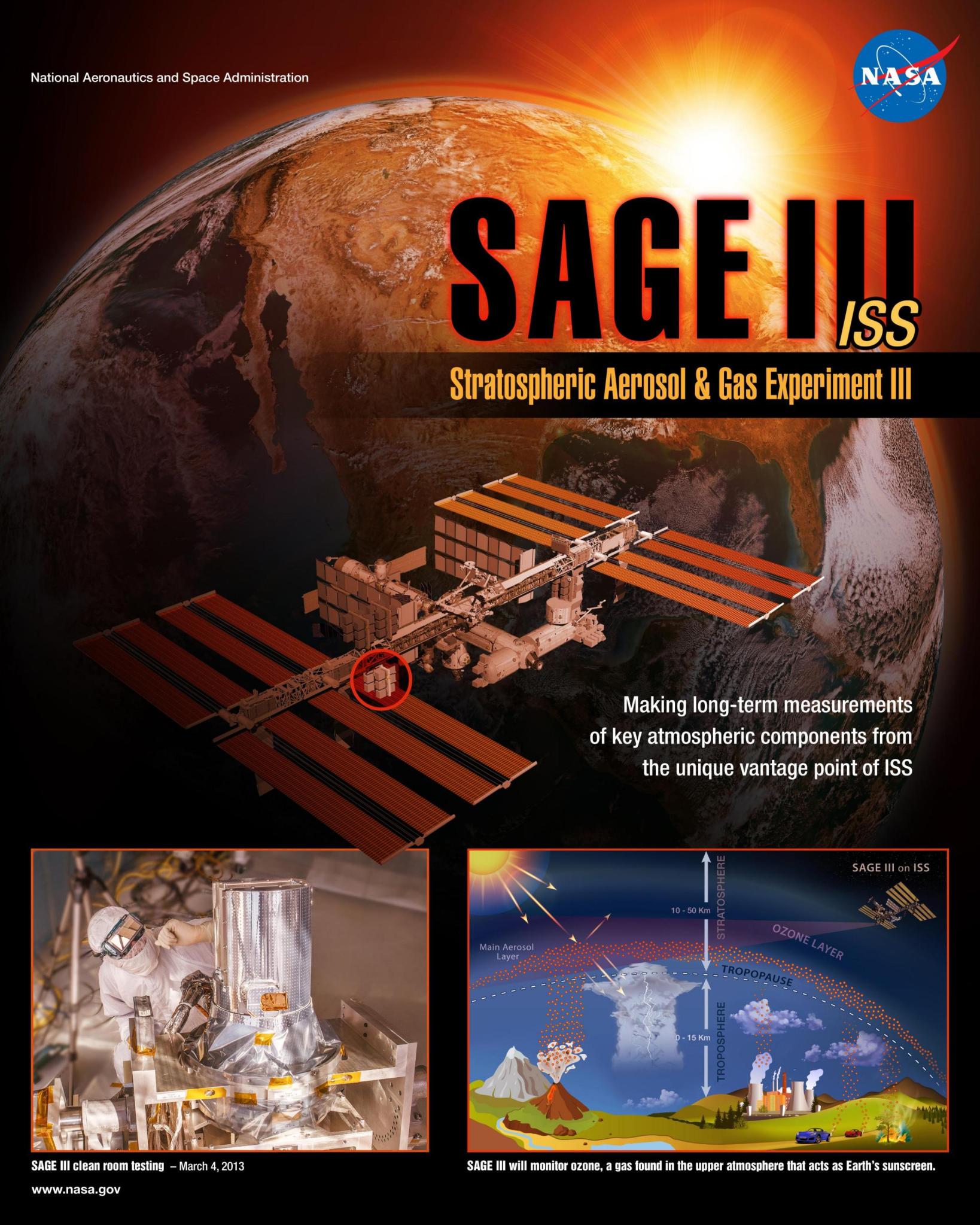 SAGE III Mission Poster