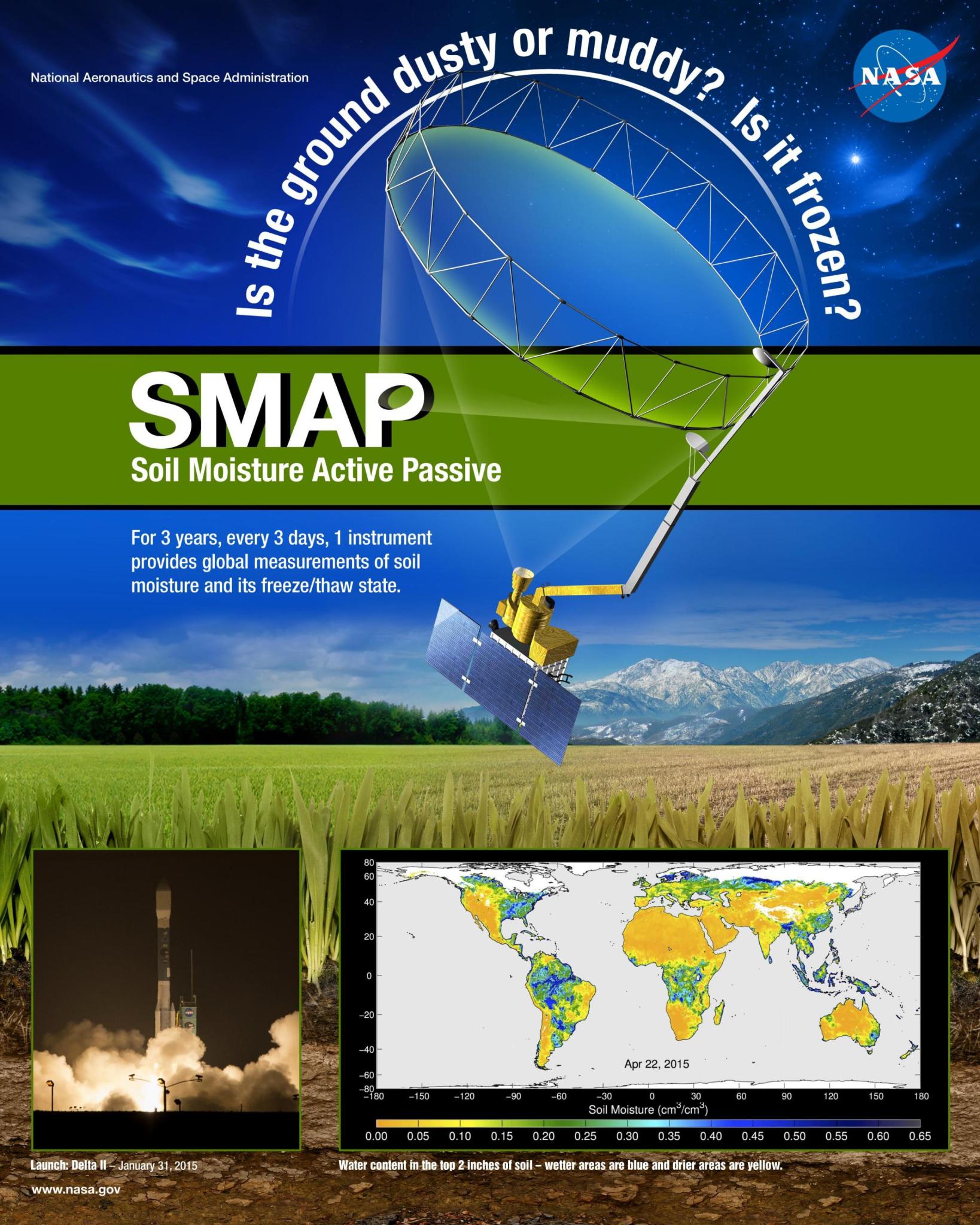 SMAP Mission Poster