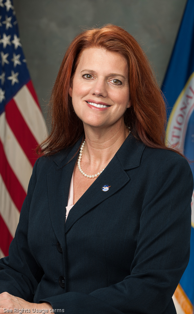 The official portrait for Charlie Blackwell-Thompson, launch director for NASA's Exploration Ground Systems.