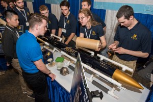 The University of Notre Dame won the 2017 Student Launch Altitude Award in the college division with an altitude of 5,286 feet.