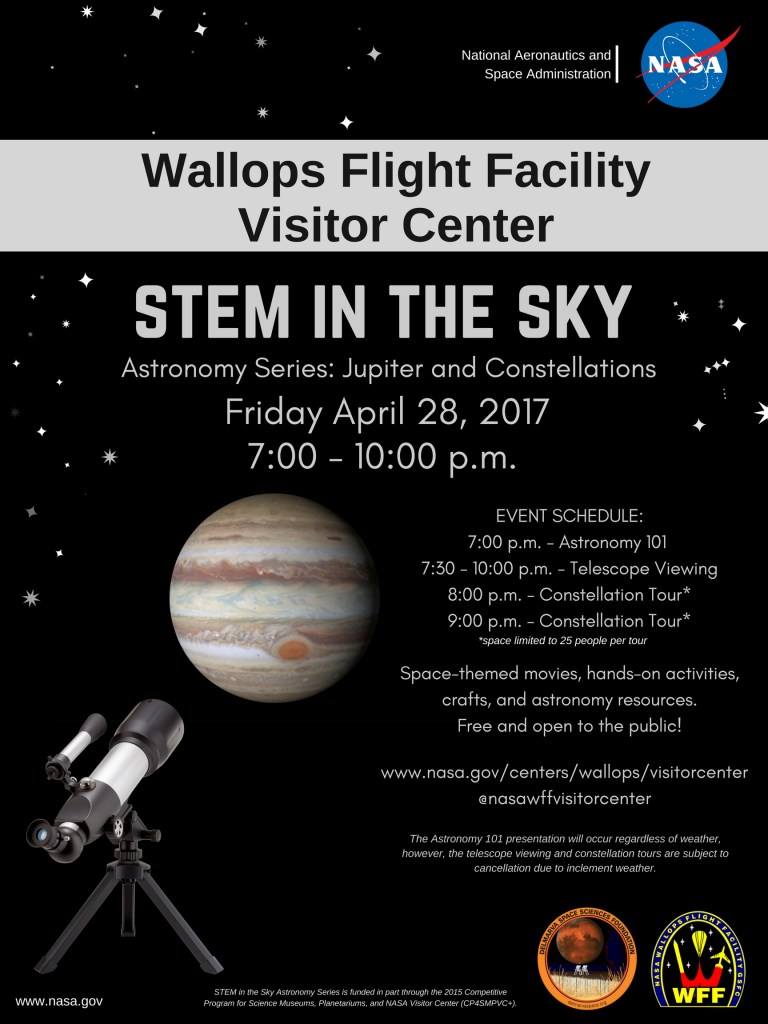 Jupiter is Focus of NASA Visitor Center Astronomy Event April 28