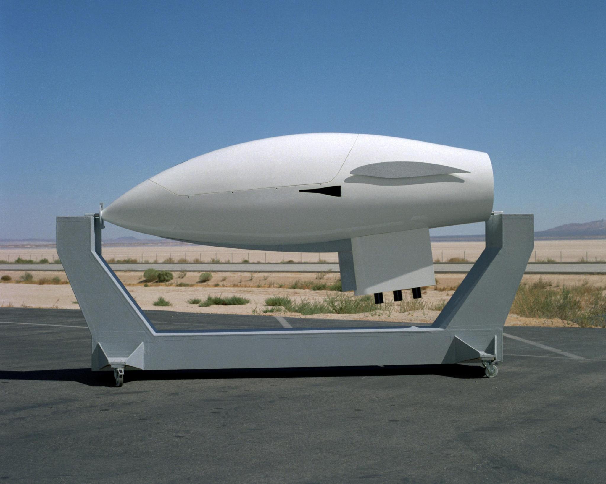 A mock-up of the Apex sailplane.