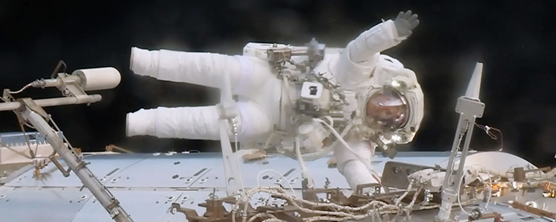 Jack Fischer on a Spacewalk