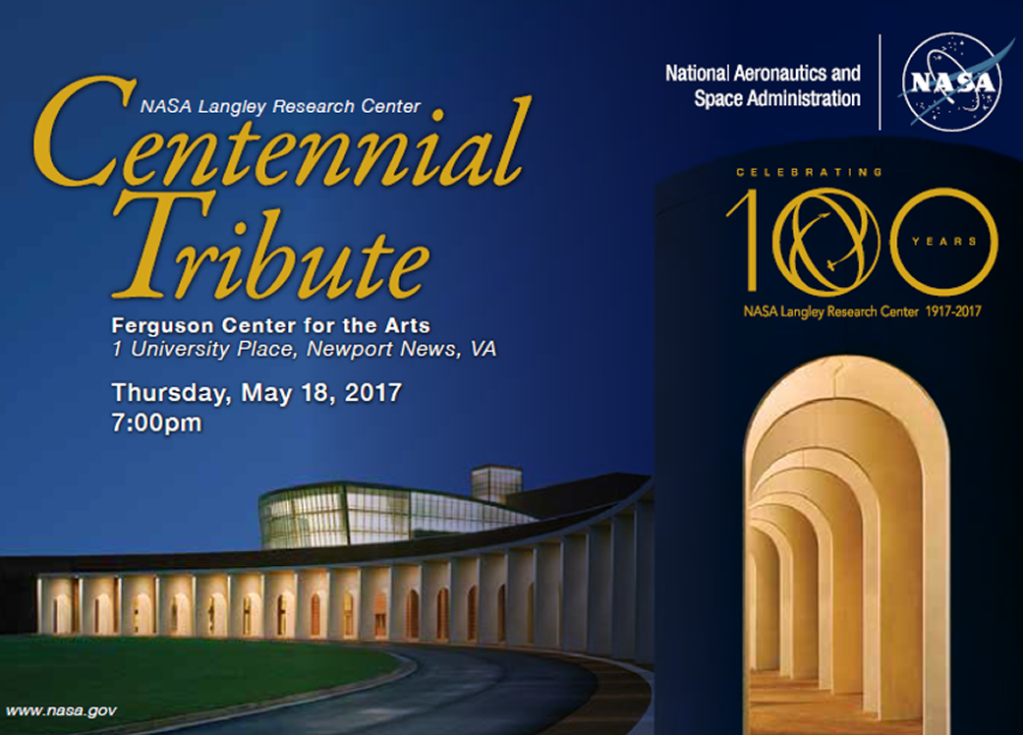 Centennial Tribute to Honor NASA Langley at CNU Ferguson Center for the Arts