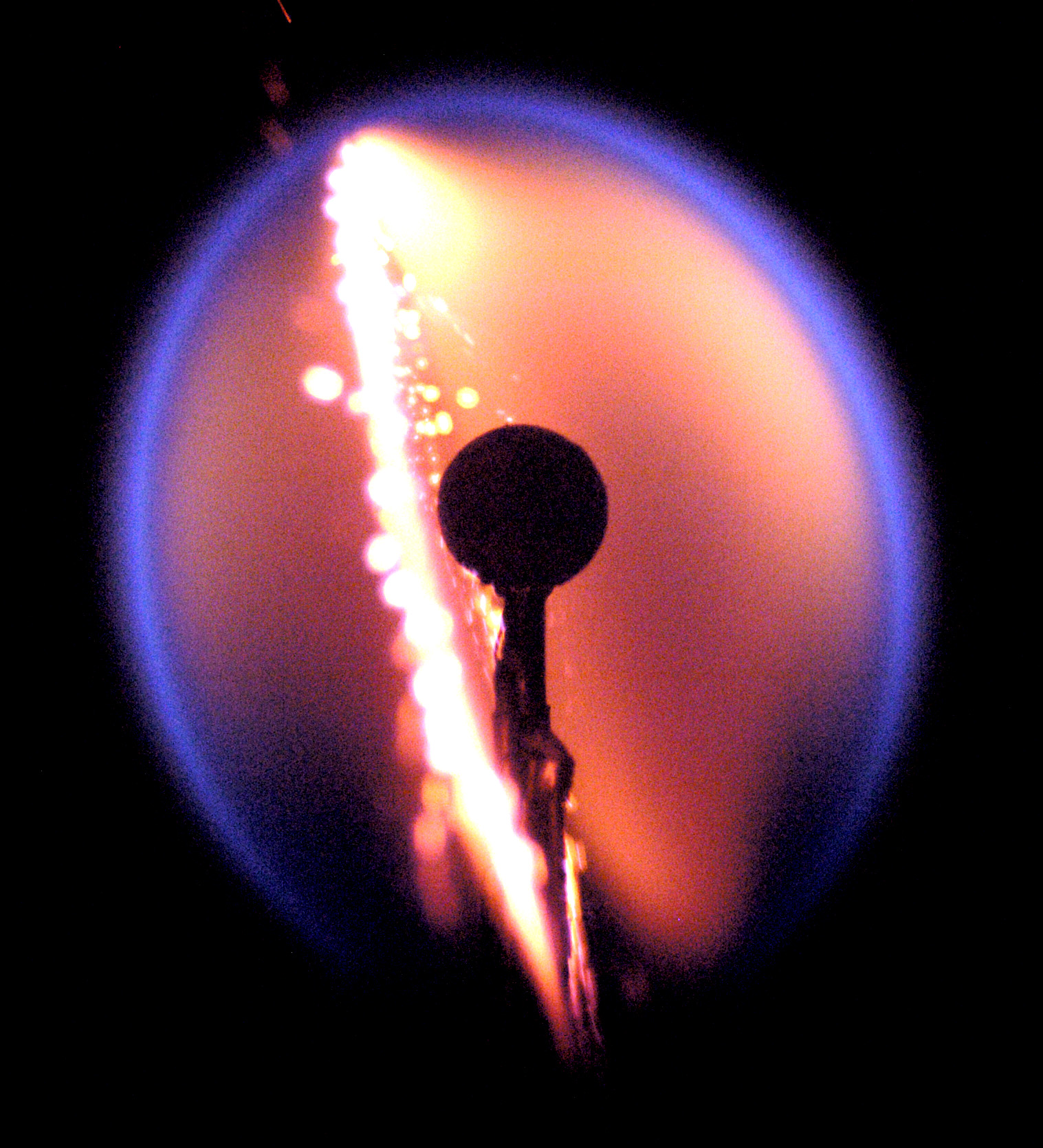 Microgravity flame