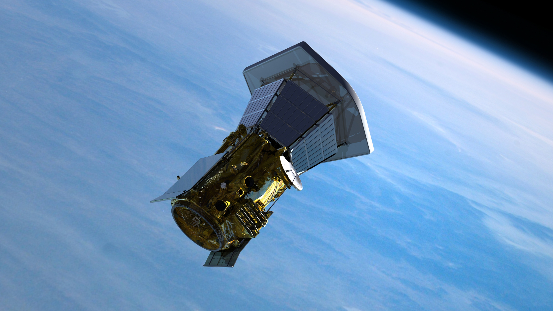 Solar Probe Plus spacecraft leaving Earth